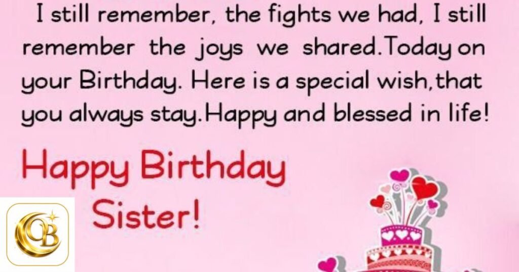 birthday wishes for sister