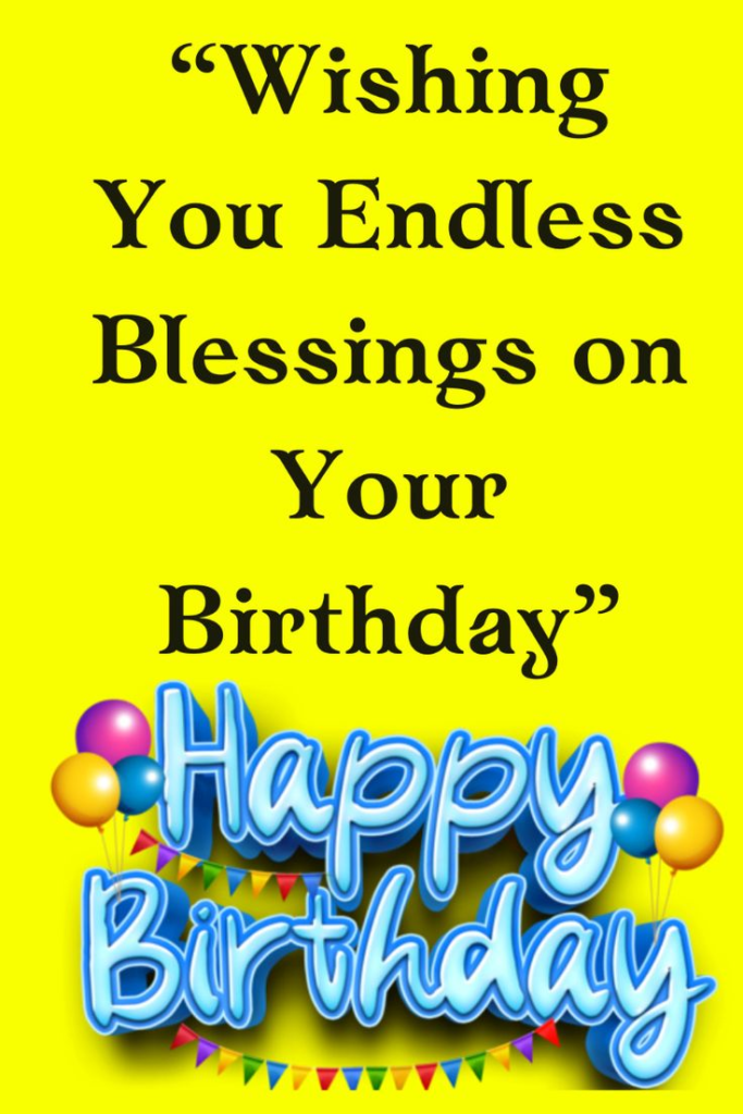 happy birthday blessings