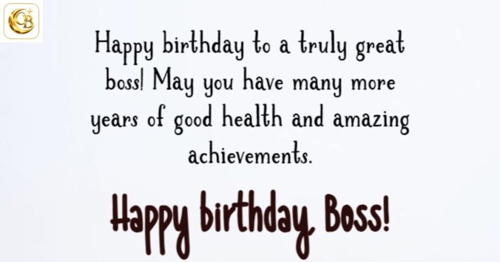 birthday wishes for boss