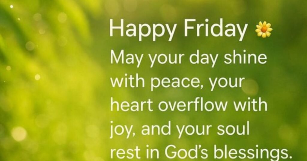 friday blessings