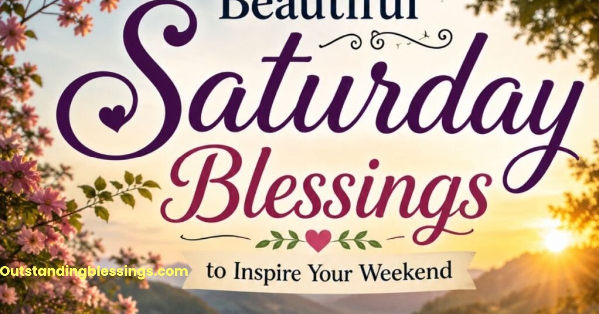 Saturday Blessings