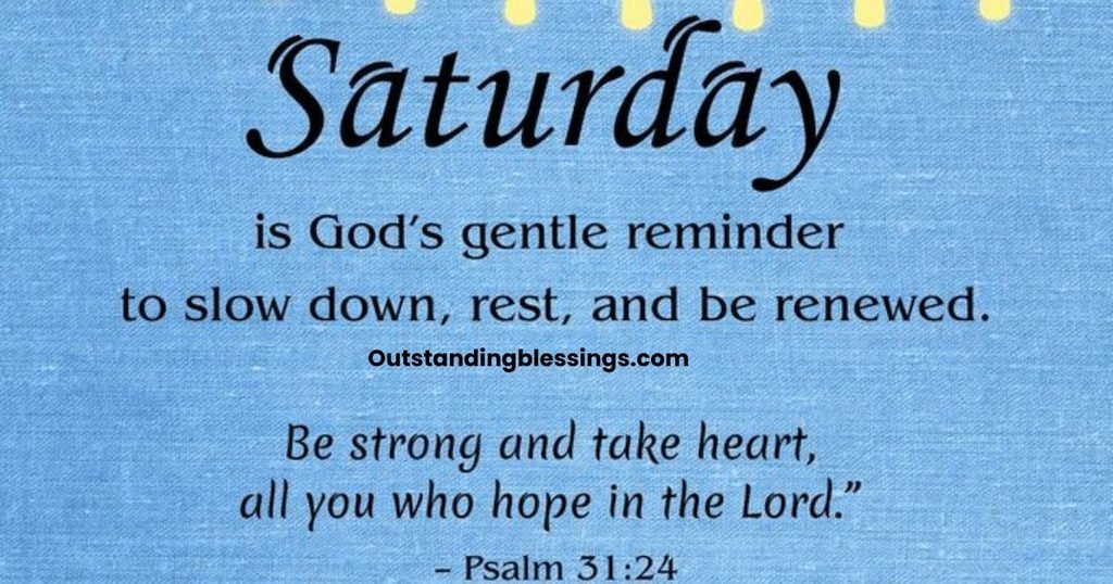 Saturday good morning