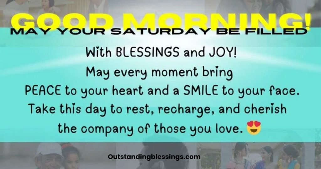 Saturday good morning