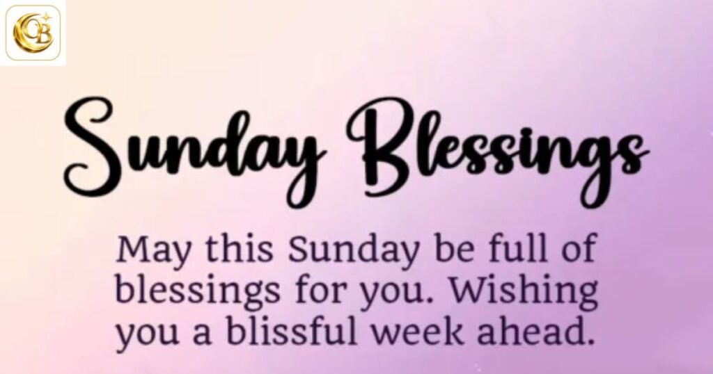 sunday blessings