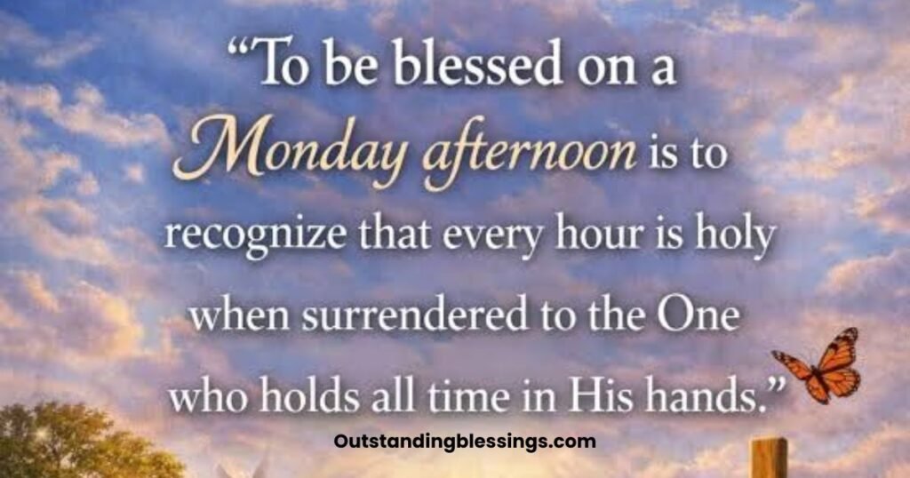 afternoon monday blessings