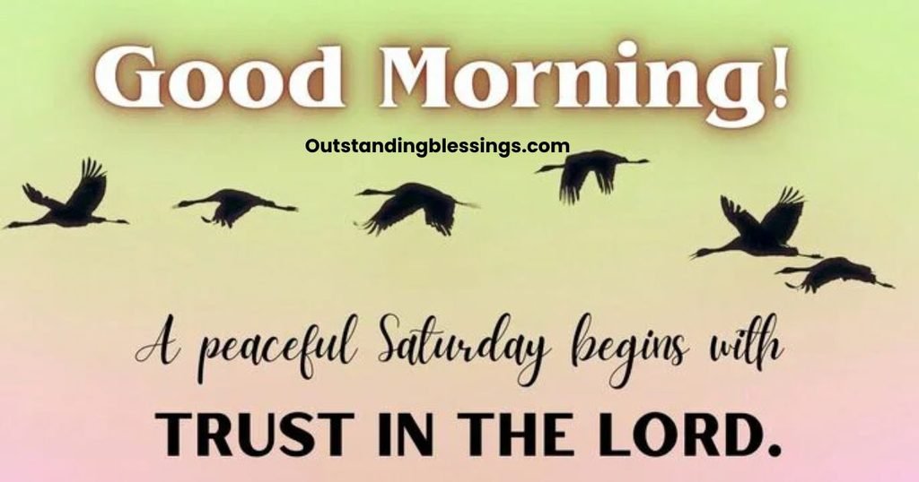 Saturday good morning