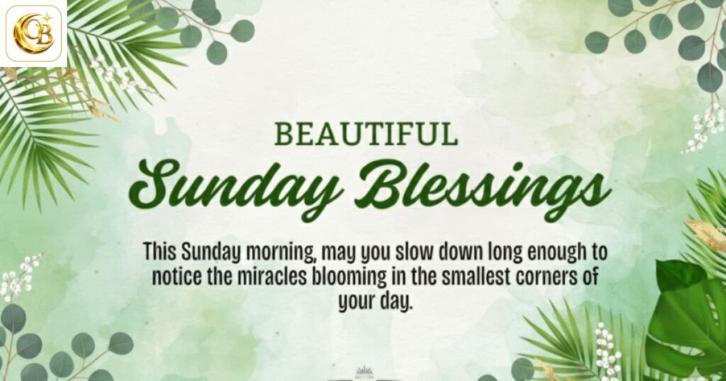 sunday blessings