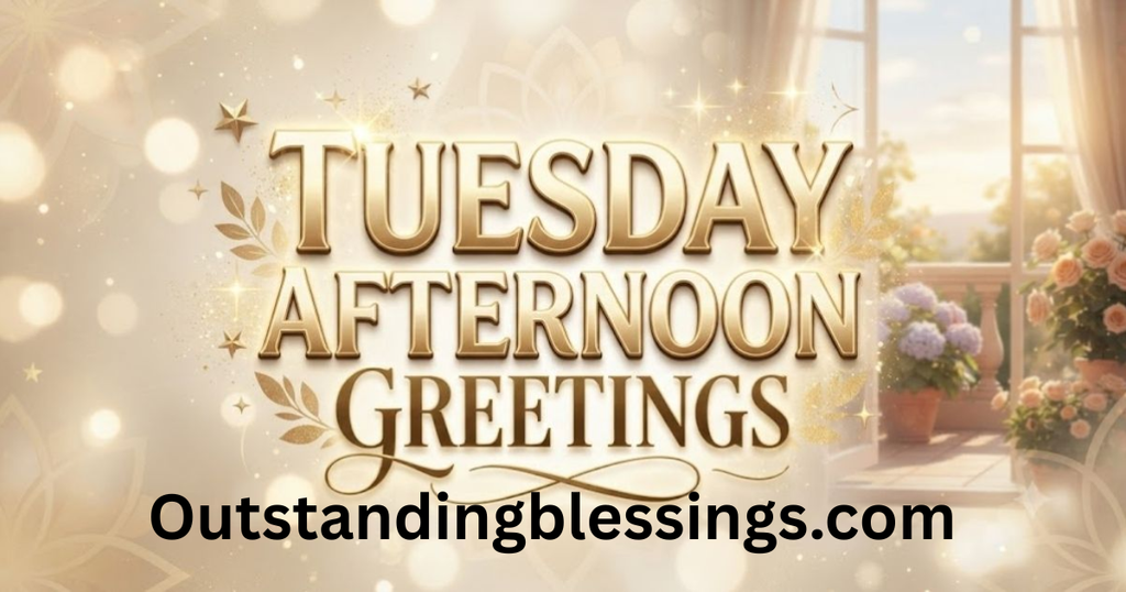 Tuesday Afternoon Blessings