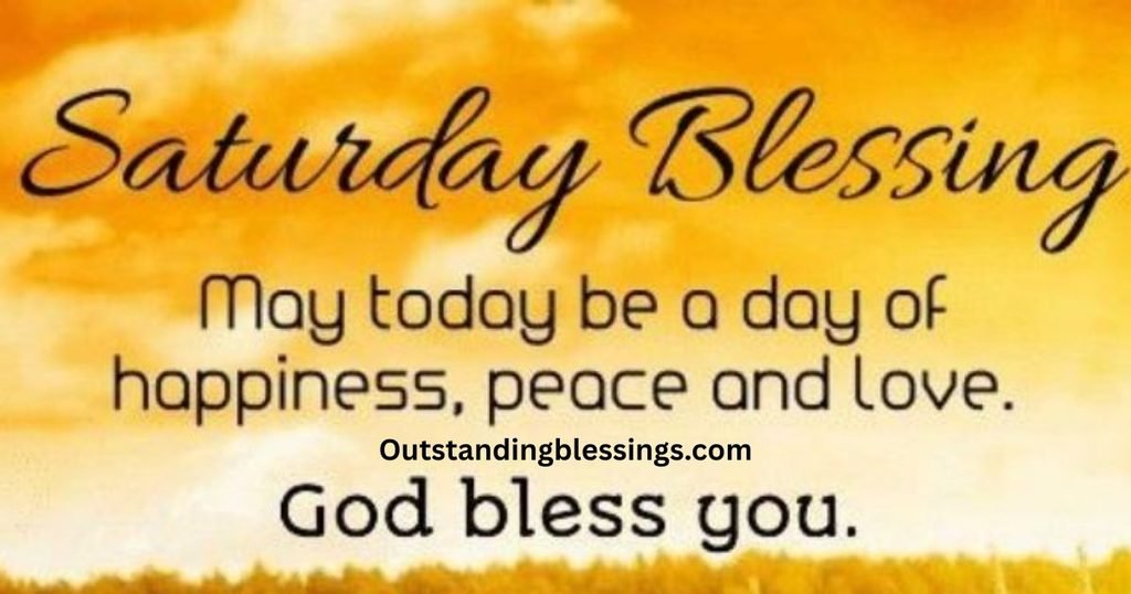 Saturday Afternoon Blessings
