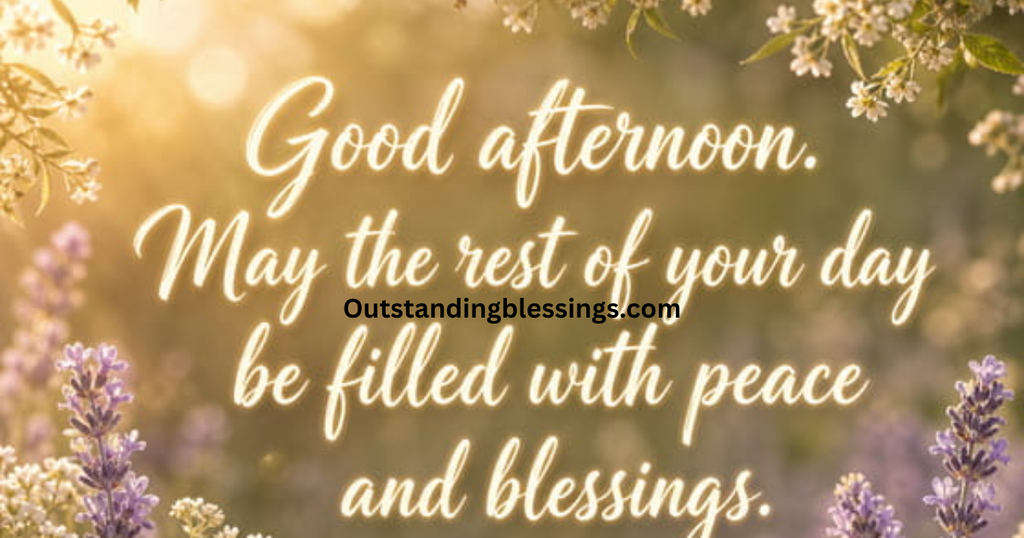 Friday Afternoon Blessings